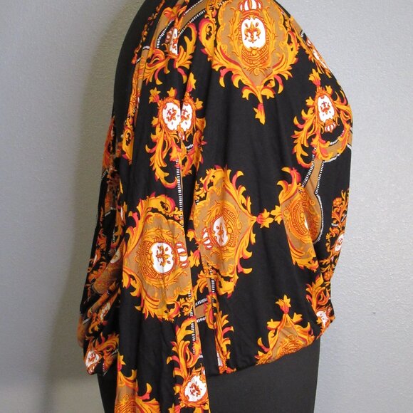 Barocco Patterned Off Shoulder Top - Picture 3 of 9